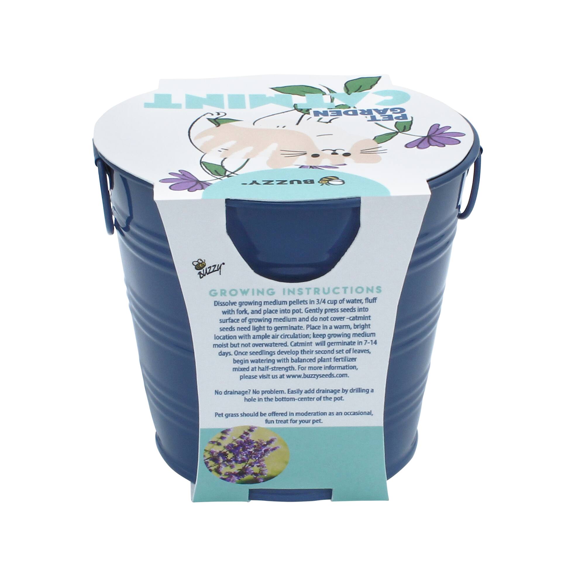 Buzzy® Catnip Pail Complete Grow Kit